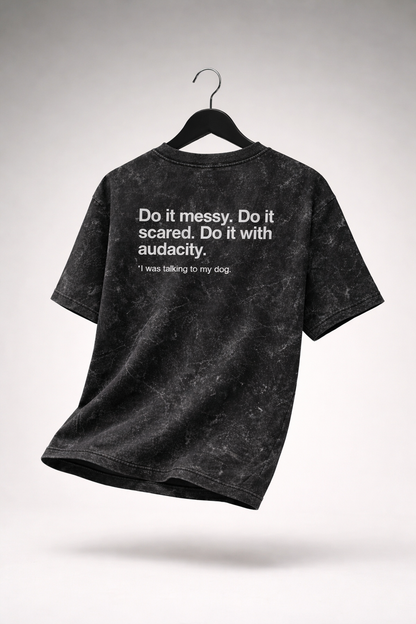 Streetwear Unisex Acid Washed Oversized Tee