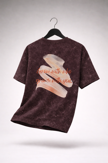 Streetwear Unisex Acid Washed Oversized Tee