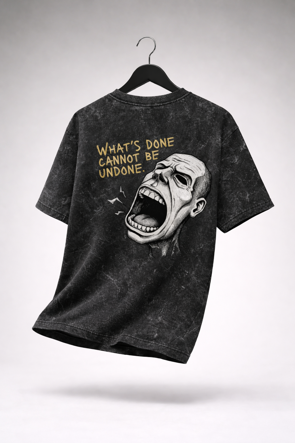 Streetwear Unisex Acid Washed Oversized Tee