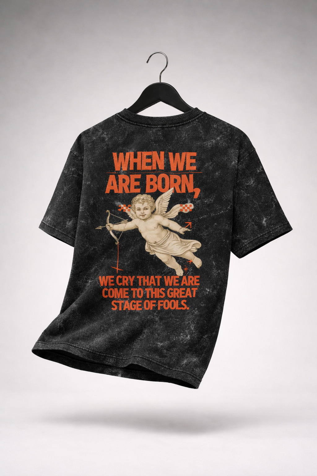 Streetwear Unisex Acid Washed Oversized Tee