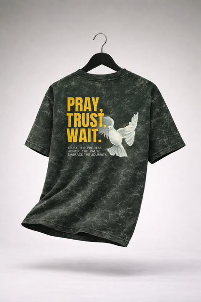 Streetwear Unisex Acid Washed Oversized Tee